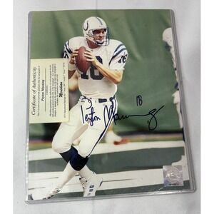 Authenticated Peyton Manning Autographed Colts Signed 8x10 Photo NFL